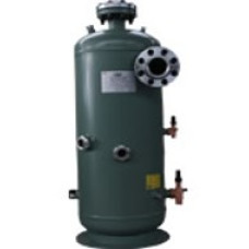External oil separator for screw compressor